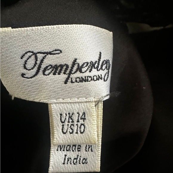 Temperly London Beaded Lace Top Size 10 - Picture 7 of 7